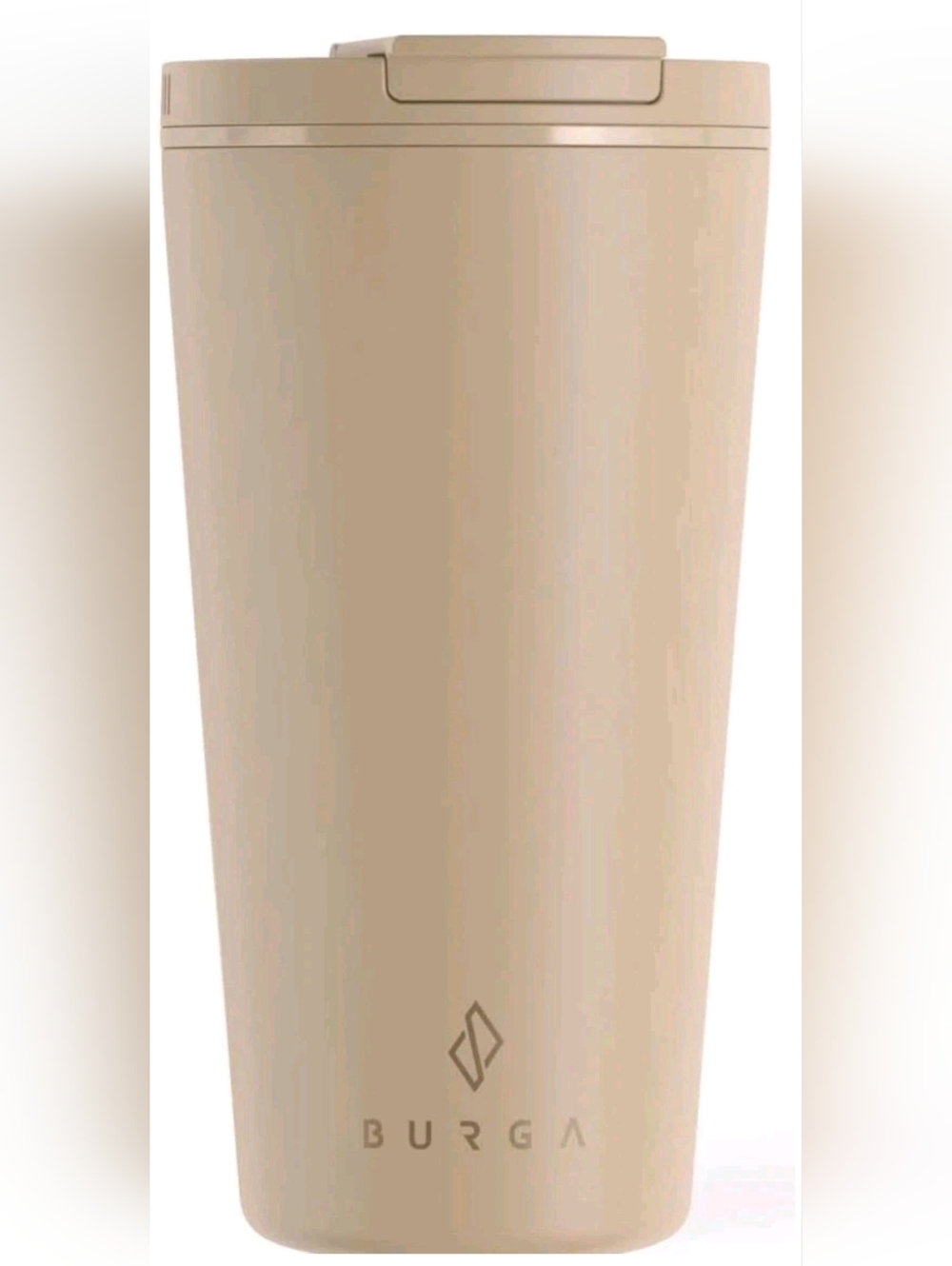 Burga Travel Mug Sand Nude 17 Oz. Read.